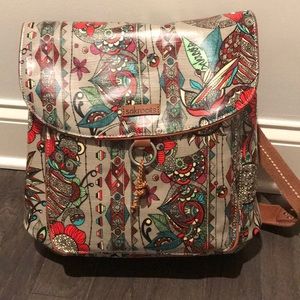 sakroots owl spirit desert backpack